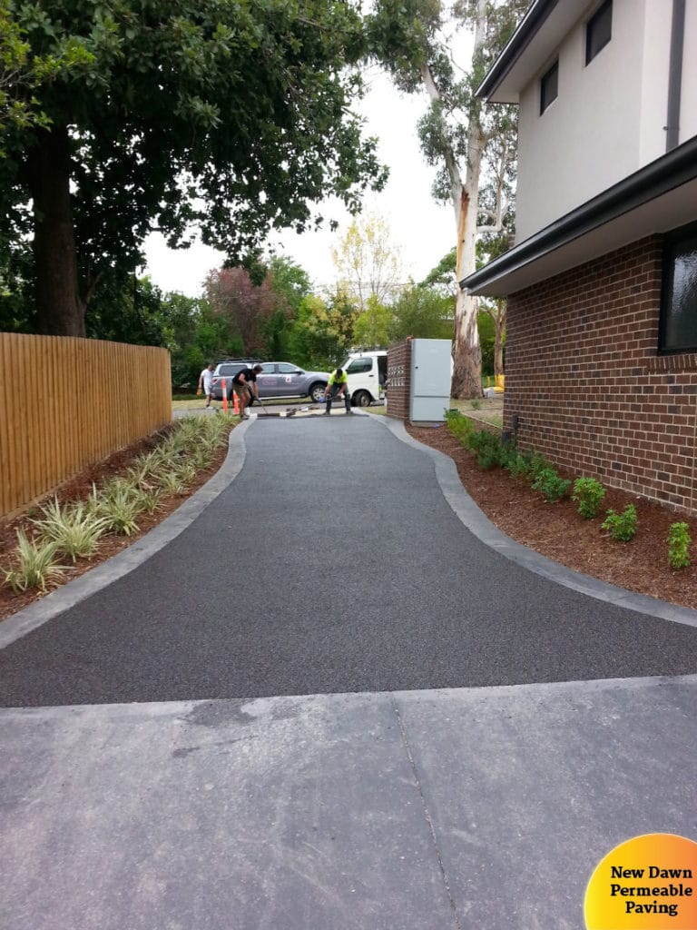 Tree Protection Zone with Permeable Paving