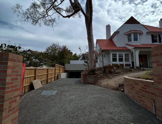 Driveway Pemeable Paving Heritage Renovation – Malvern